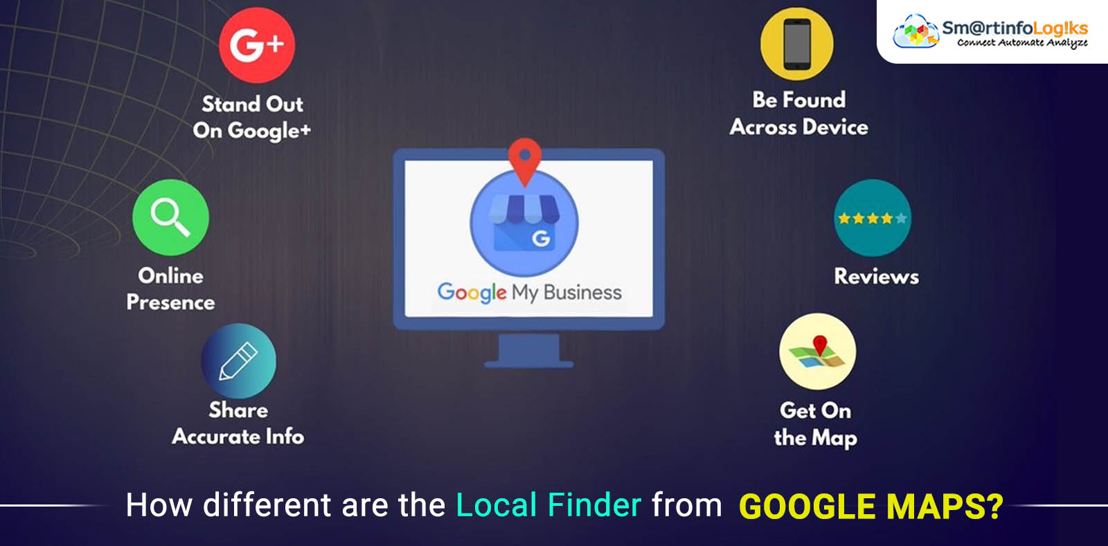 How different are the Local Finder from Google Maps?