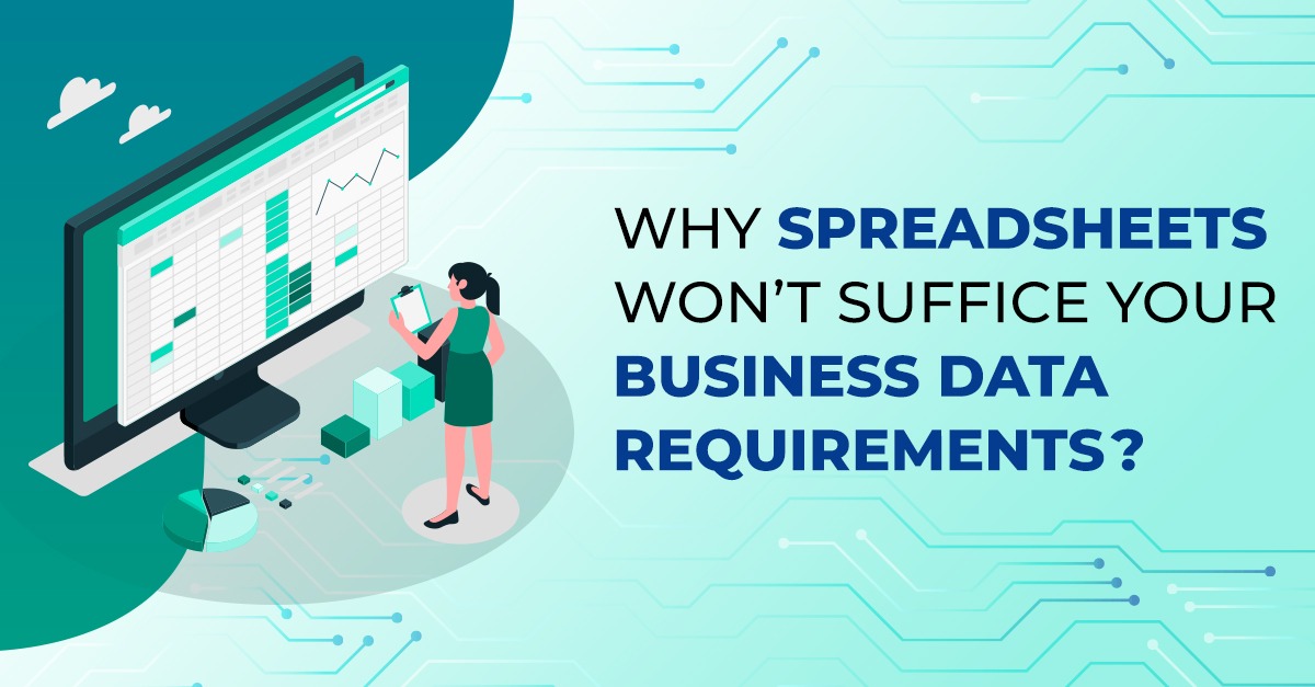 Why Spreadsheets Won’t Suffice Your Business Data Requirements
